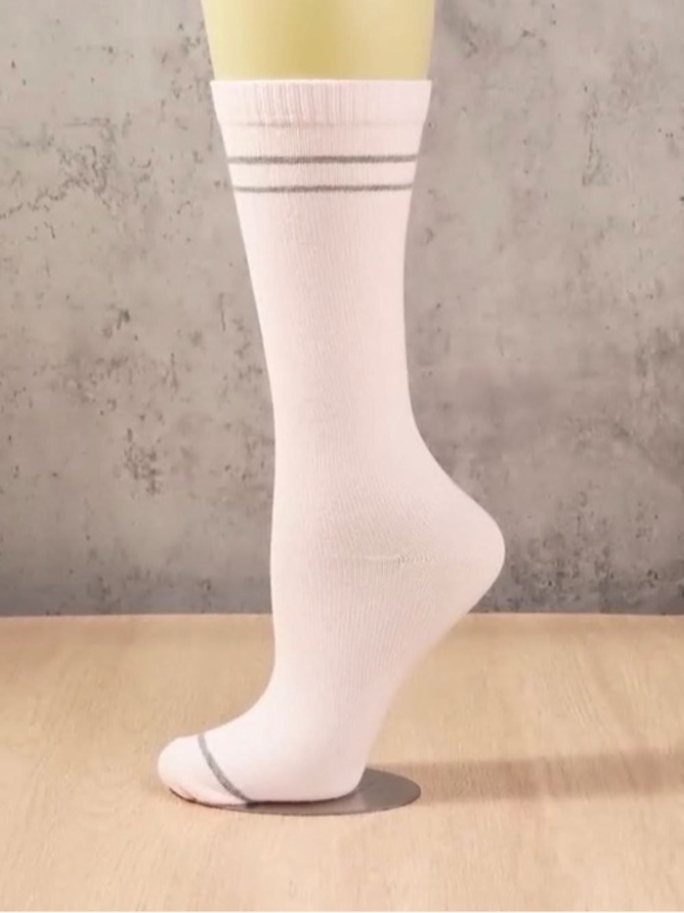 NWOT Pastel Pink Striped Compression Socks - One-size